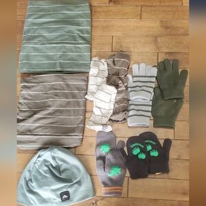 Green Fall/Spring Accessories Bundle 3-5T (multiple items)